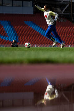 Rusul Rosa Kafaji of the Swedish women's national football