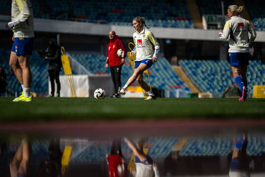 Amanda Nildén of the Swedish women's national football team