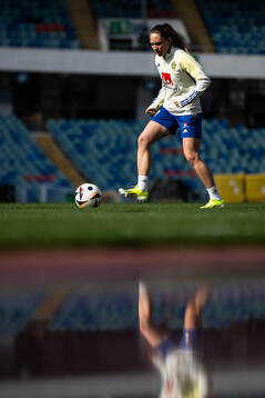 Elin Rubensson of the Swedish women's national football team