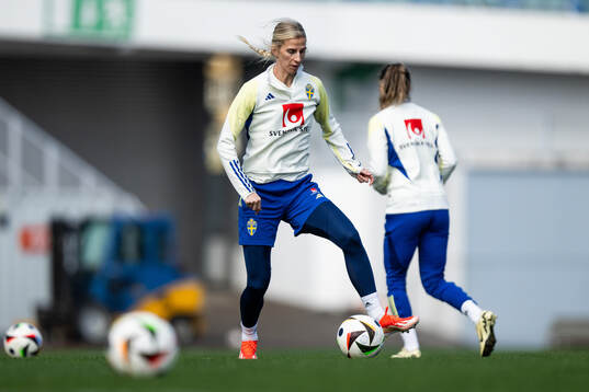 Sofia Jakobsson of the Swedish women's national football