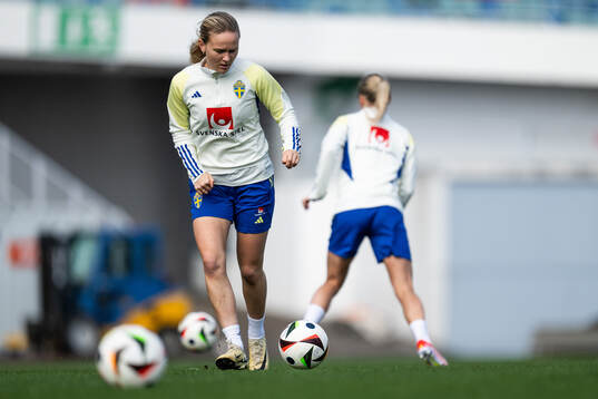 Matilda Vinberg of the Swedish women's national football