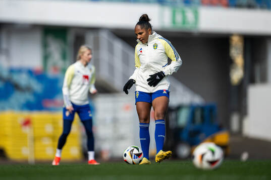 Madelen Janogy of the Swedish women's national football team