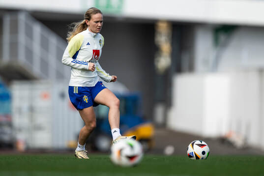 Matilda Vinberg of the Swedish women's national football