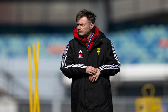Head coach Peter Gerhardsson of the Swedish women's