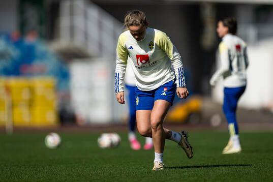 Matilda Vinberg of the Swedish women's national football