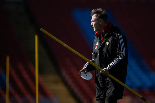 Head coach Peter Gerhardsson of the Swedish women's