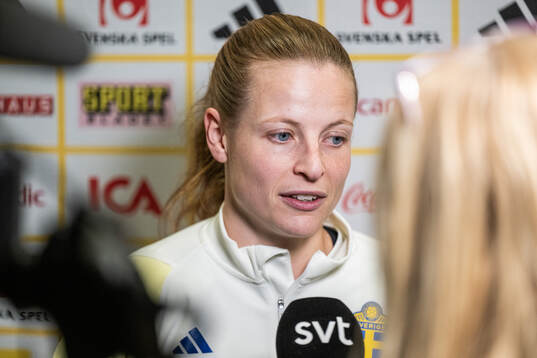 Anna Anvegård of the Swedish women's national football
