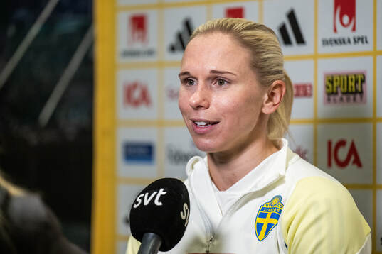 Jonna Andersson of the Swedish women's national football