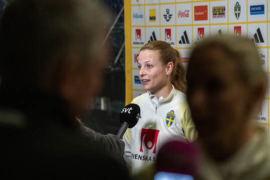 Anna Anvegård of the Swedish women's national football