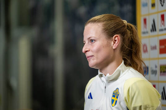 Anna Anvegård of the Swedish women's national football