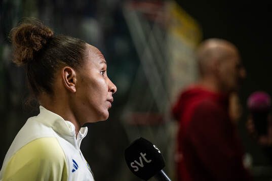 Madelen Janogy of the Swedish women's national football