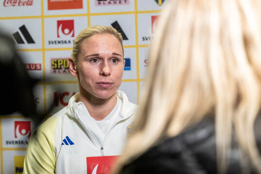 Jonna Andersson of the Swedish women's national football