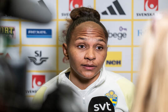 Madelen Janogy of the Swedish women's national football