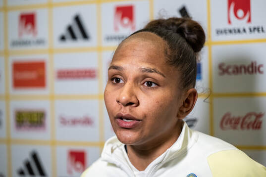 Madelen Janogy of the Swedish women's national football