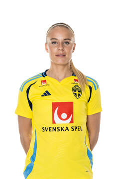 Stina Lennartsson of the Swedish women's national football