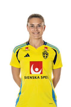 Amanda Nildén of the Swedish women's national football
