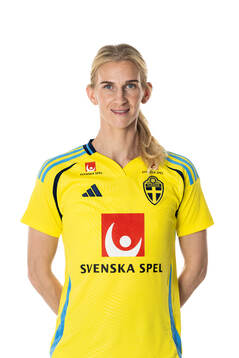 Sofia Jakobsson of the Swedish women's national football