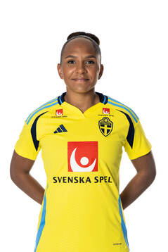 Madelen Janogy of the Swedish women's national football