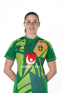 Goalkeeper Tove Enblom of the Swedish women's national