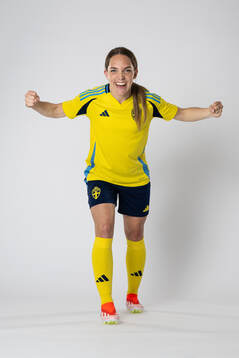 Elin Rubensson of the Swedish women's national football