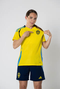 Elin Rubensson of the Swedish women's national football