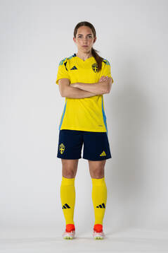 Elin Rubensson of the Swedish women's national football
