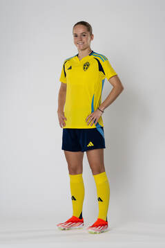 Hanna Lundkvist of the Swedish women's national football