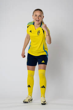 Matilda Vinberg of the Swedish women's national football