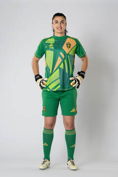 Goalkeeper Zecira Musovic of the Swedish women's national
