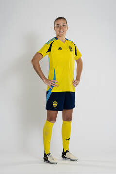 Filippa Angeldahl of the Swedish women's national football