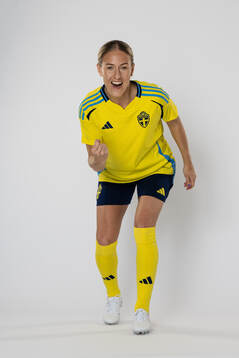 Emma Kullberg of the Swedish women's national football team