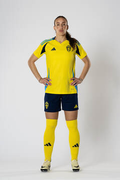 Rusul Rosa Kafaji of the Swedish women's national football