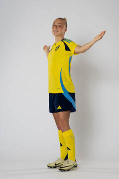 Hanna Bennison of the Swedish women's national football