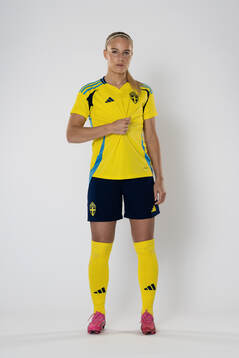 Stina Lennartsson of the Swedish women's national football