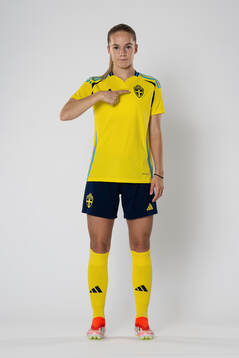 Hanna Lundkvist of the Swedish women's national football