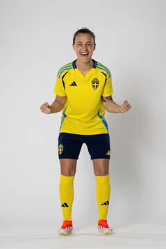 Julia Zigiotti Olme of the Swedish women's national
