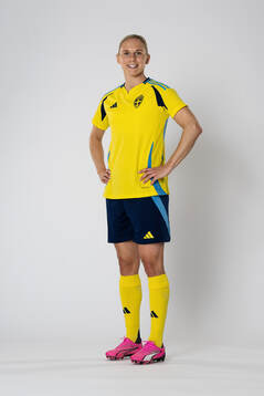 Jonna Andersson of the Swedish women's national football
