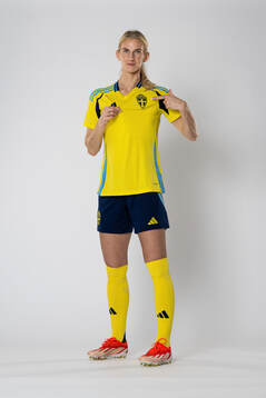 Sofia Jakobsson of the Swedish women's national football