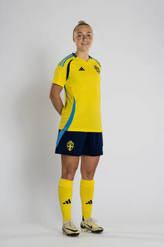 Hanna Bennison of the Swedish women's national football