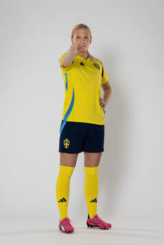 Josefine Rybrink of the Swedish women's national football