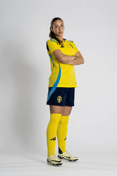 Rusul Rosa Kafaji of the Swedish women's national football