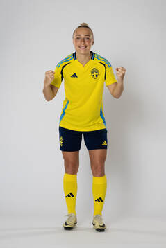 Hanna Bennison of the Swedish women's national football