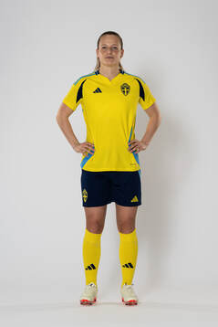 Anna Anvegård of the Swedish women's national football