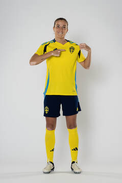Filippa Angeldahl of the Swedish women's national football