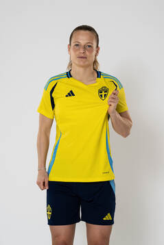 Anna Anvegård of the Swedish women's national football