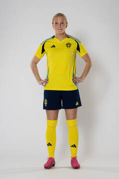 Josefine Rybrink of the Swedish women's national football