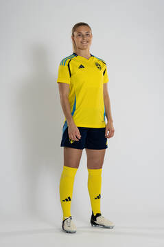 Amanda Nildén of the Swedish women's national football