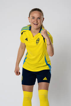 Matilda Vinberg of the Swedish women's national football