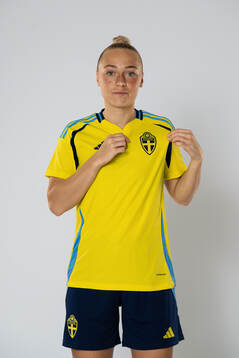 Hanna Bennison of the Swedish women's national football