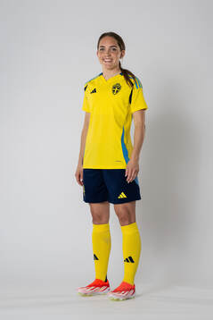 Elin Rubensson of the Swedish women's national football